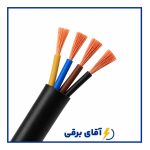 کابل افشان مسی10 * 4 نیکو رسا کابل بهین (کلاف 100 متری)