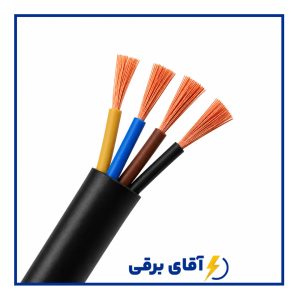 کابل افشان مسی10 * 4 نیکو رسا کابل بهین (کلاف 100 متری)