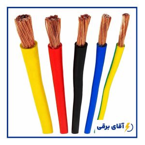 سیم افشان مسی 0.5 نيکو رسا کابل بهین (کلاف 100 متری)